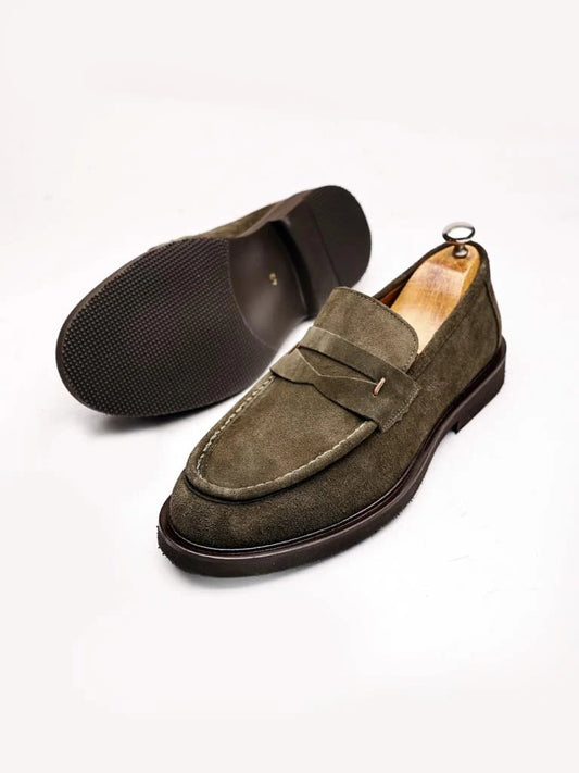 Valvero LUX149 Мъжки Обувки Велур Естествена Кожа