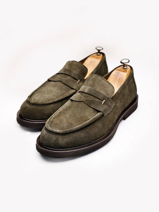 Valvero LUX149 Мъжки Обувки Велур Естествена Кожа